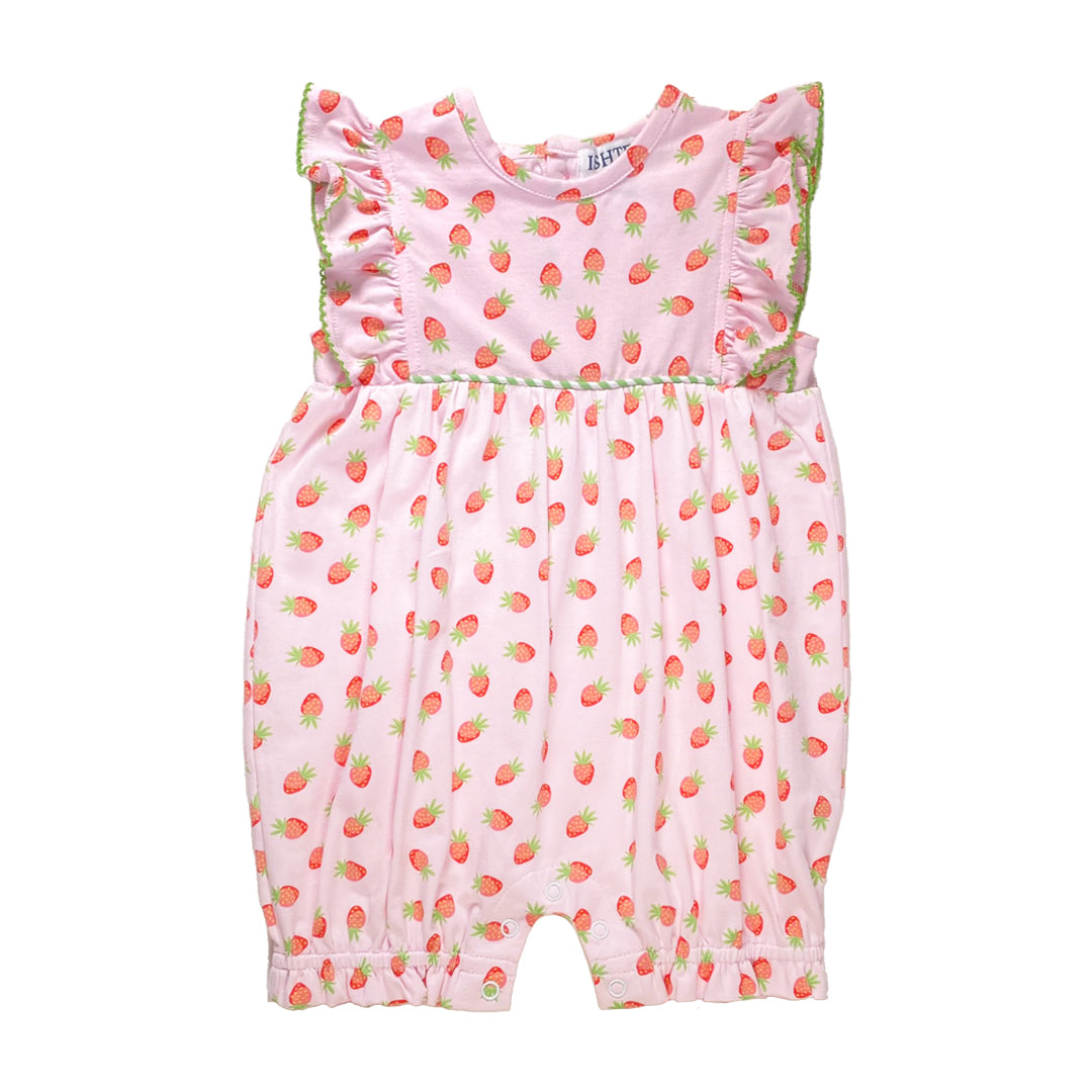Strawberry and Pear Printed Romper