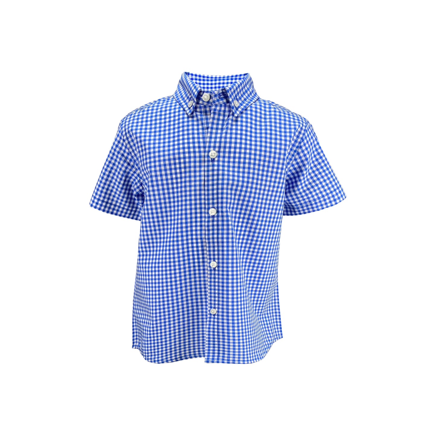 Ishtex ® Royal Blue Short Sleeve Button Down Shirt