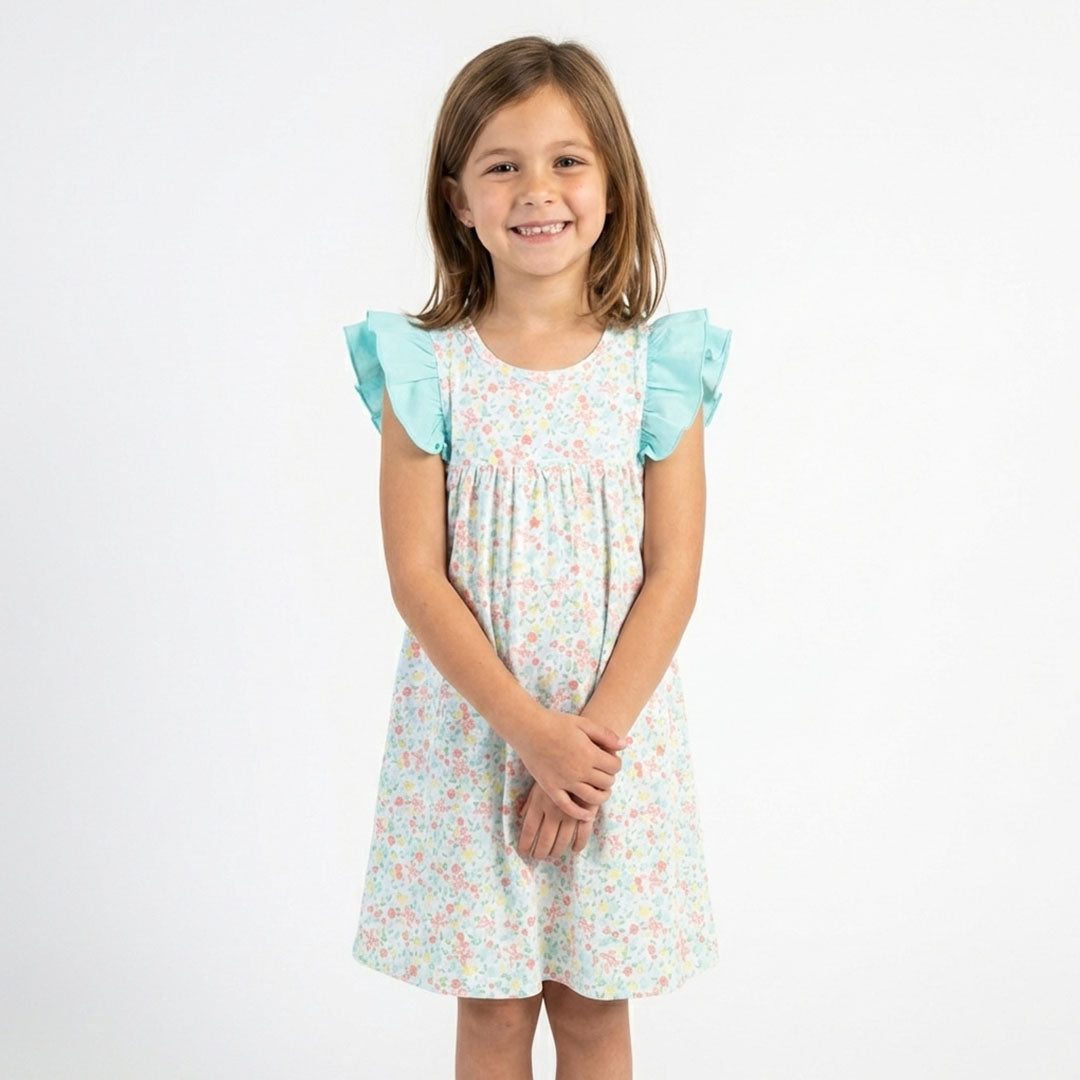 Ditsy Flower Girl's Dress