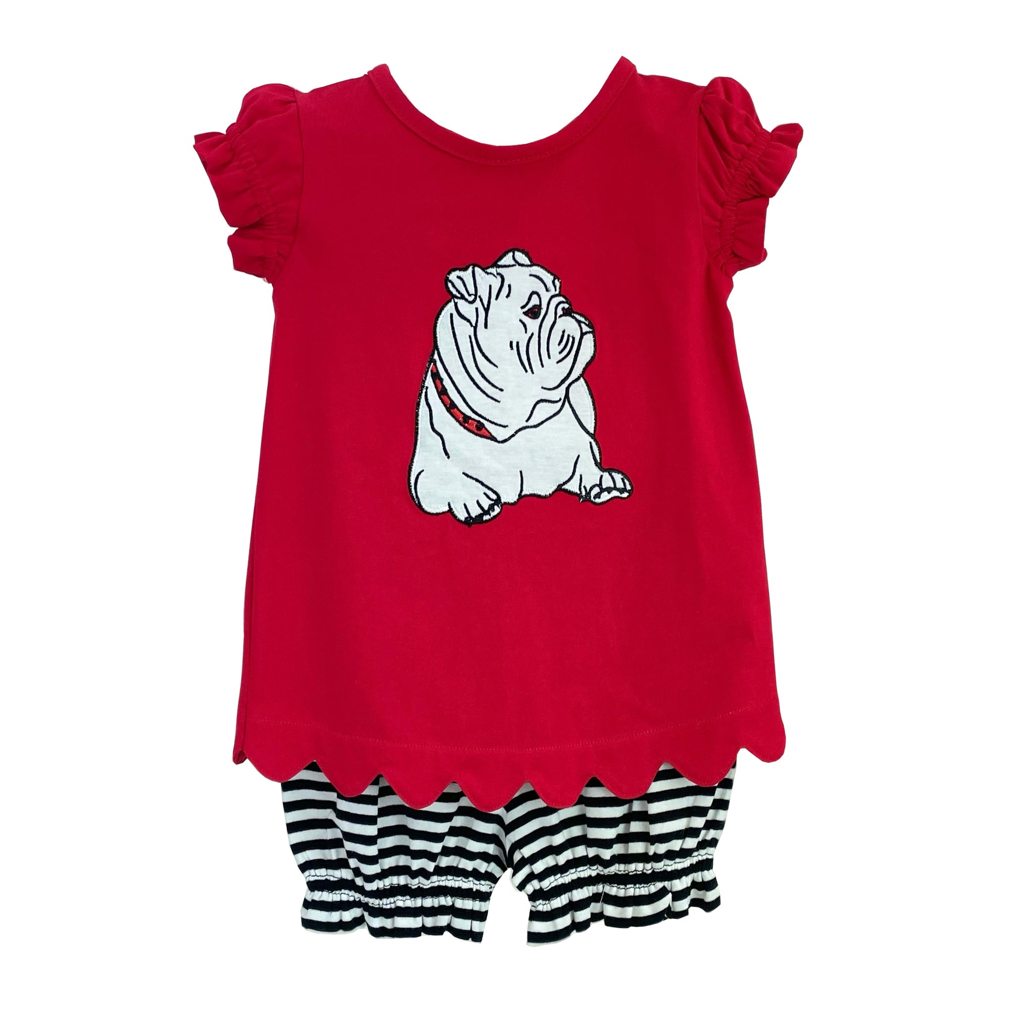 Red & Black Bloomers Set