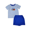 Royal Blue Wildcat Boy's Shorts Set