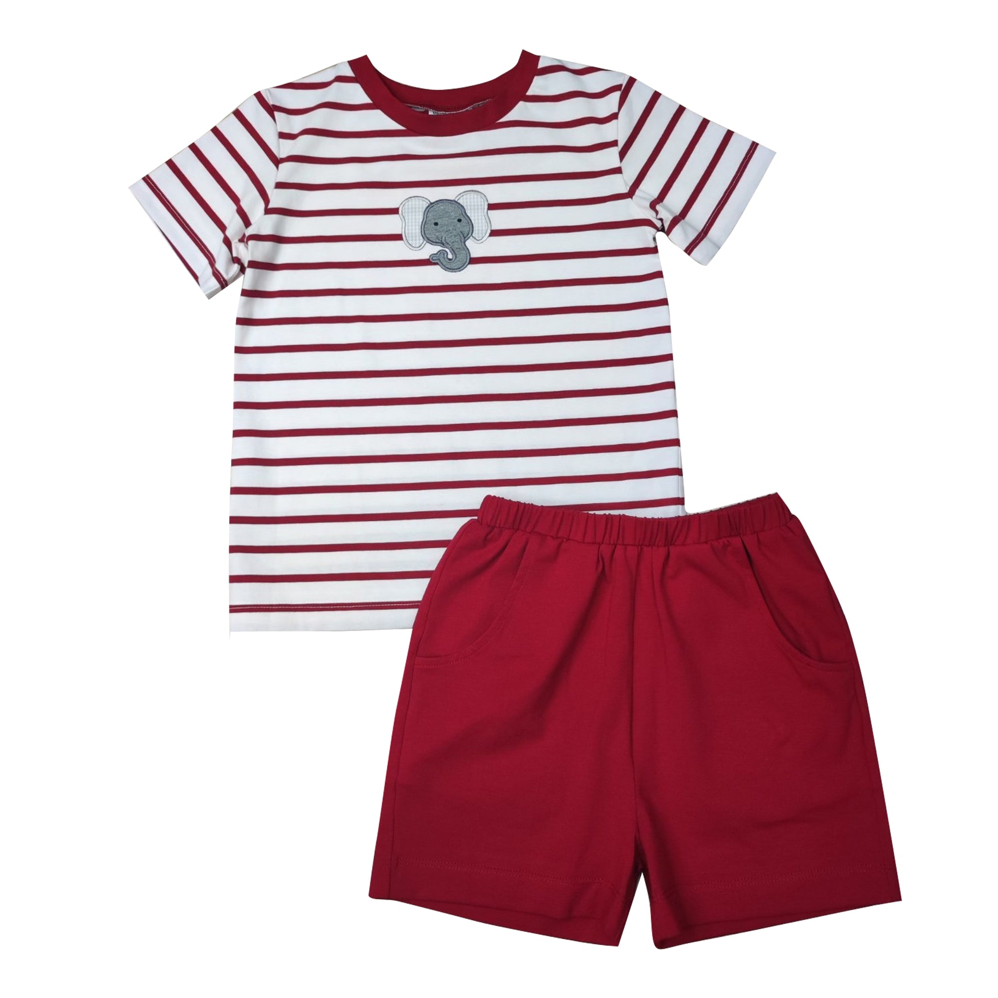 Elephant Boy's Shorts Set