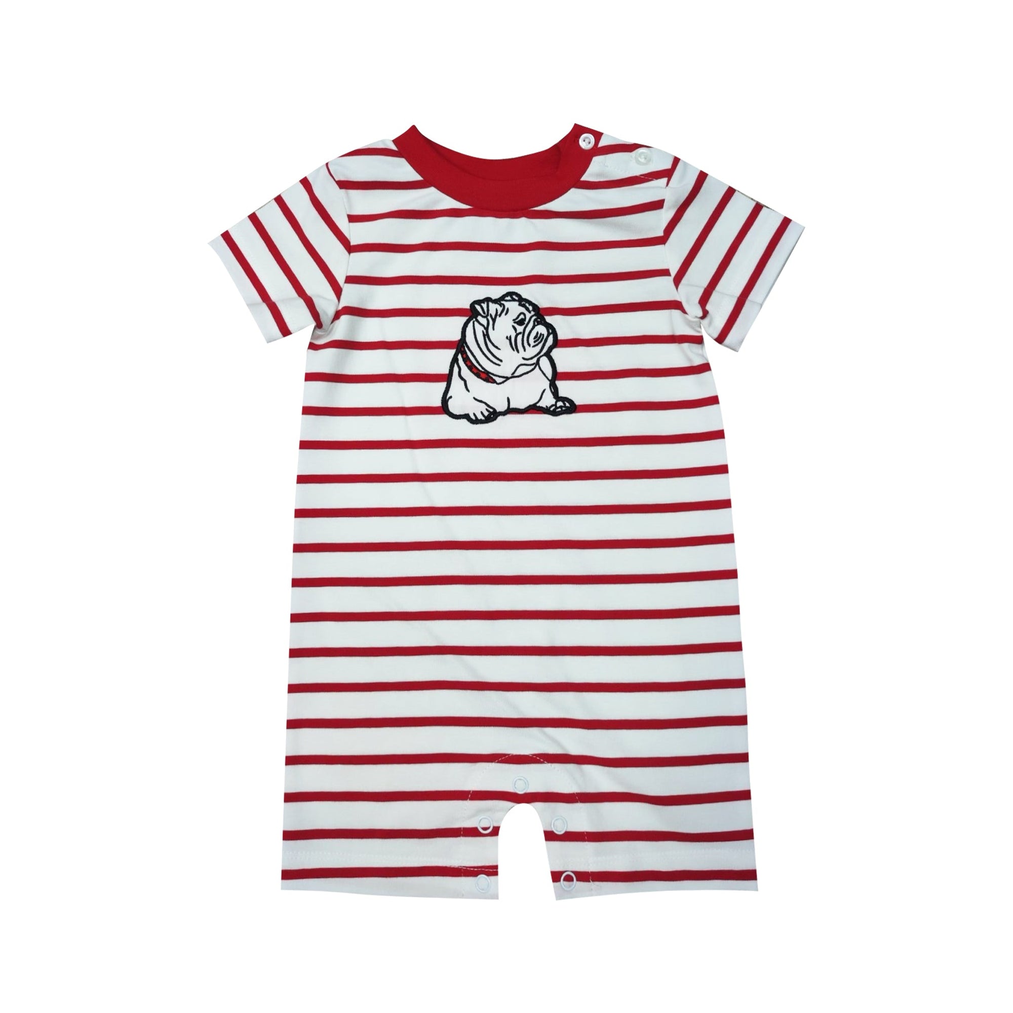 Bulldog Boy's Romper