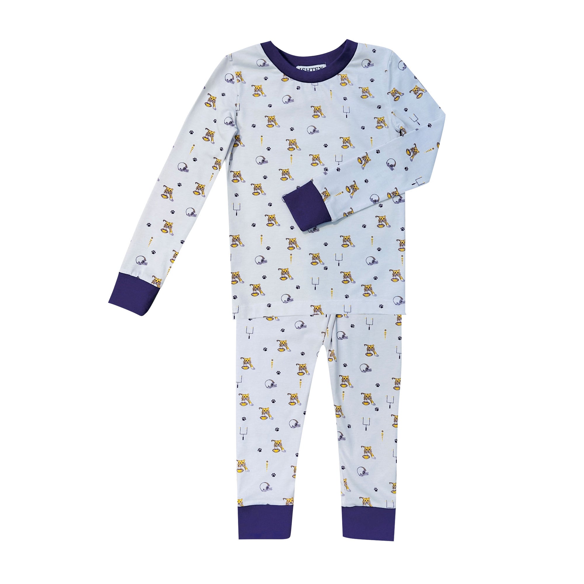 Yellow Tiger Unisex PJ Set