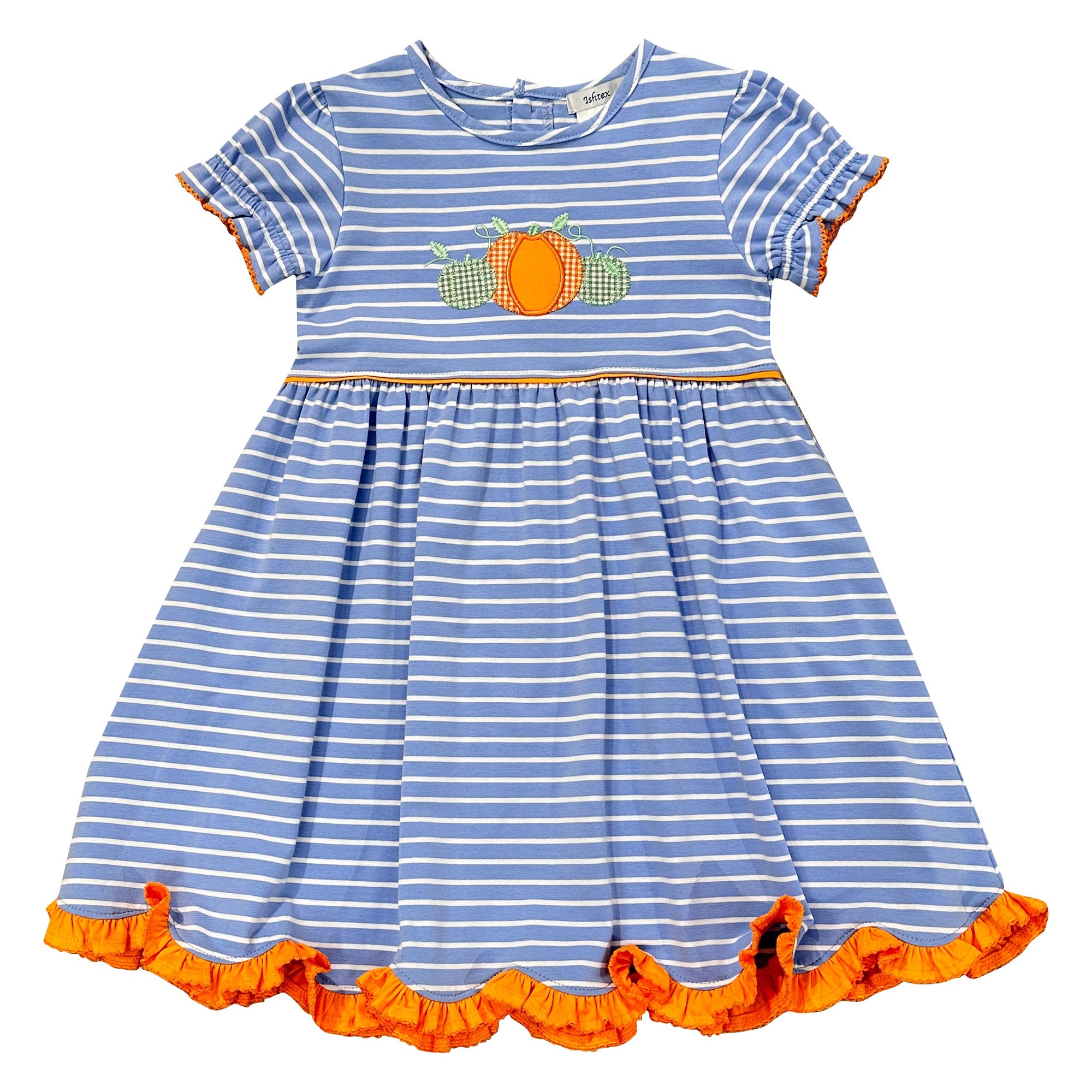 Pumpkin Applique Girl's Dress