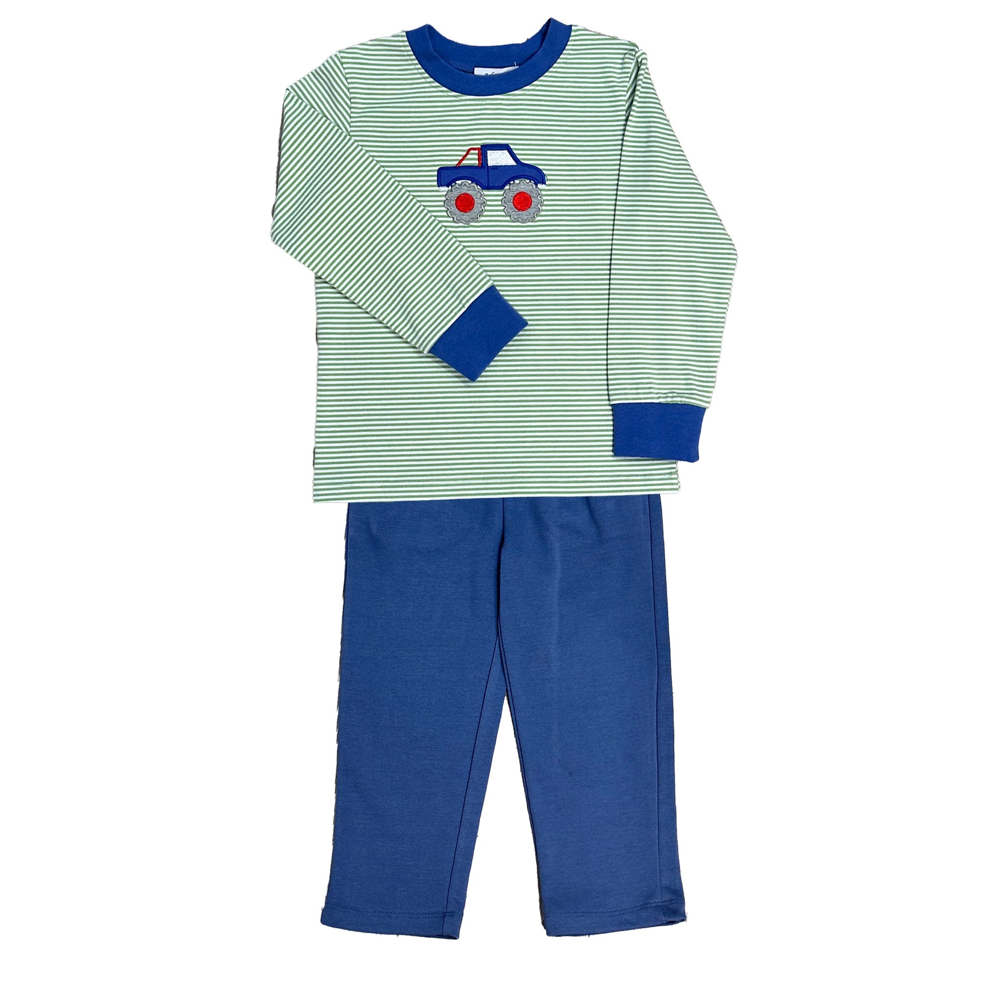 Monster Truck Boy's Pants Set