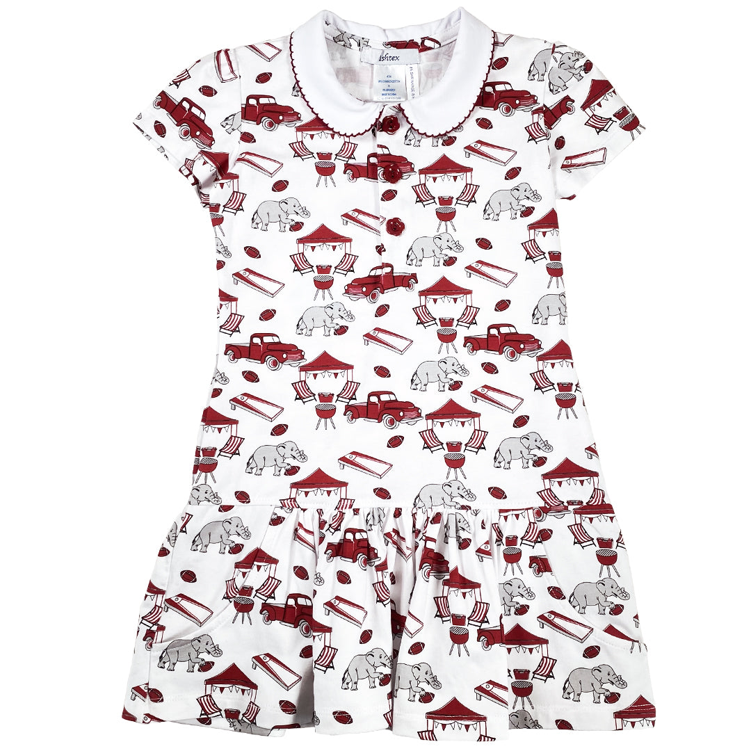 Elephants Girl's Dress