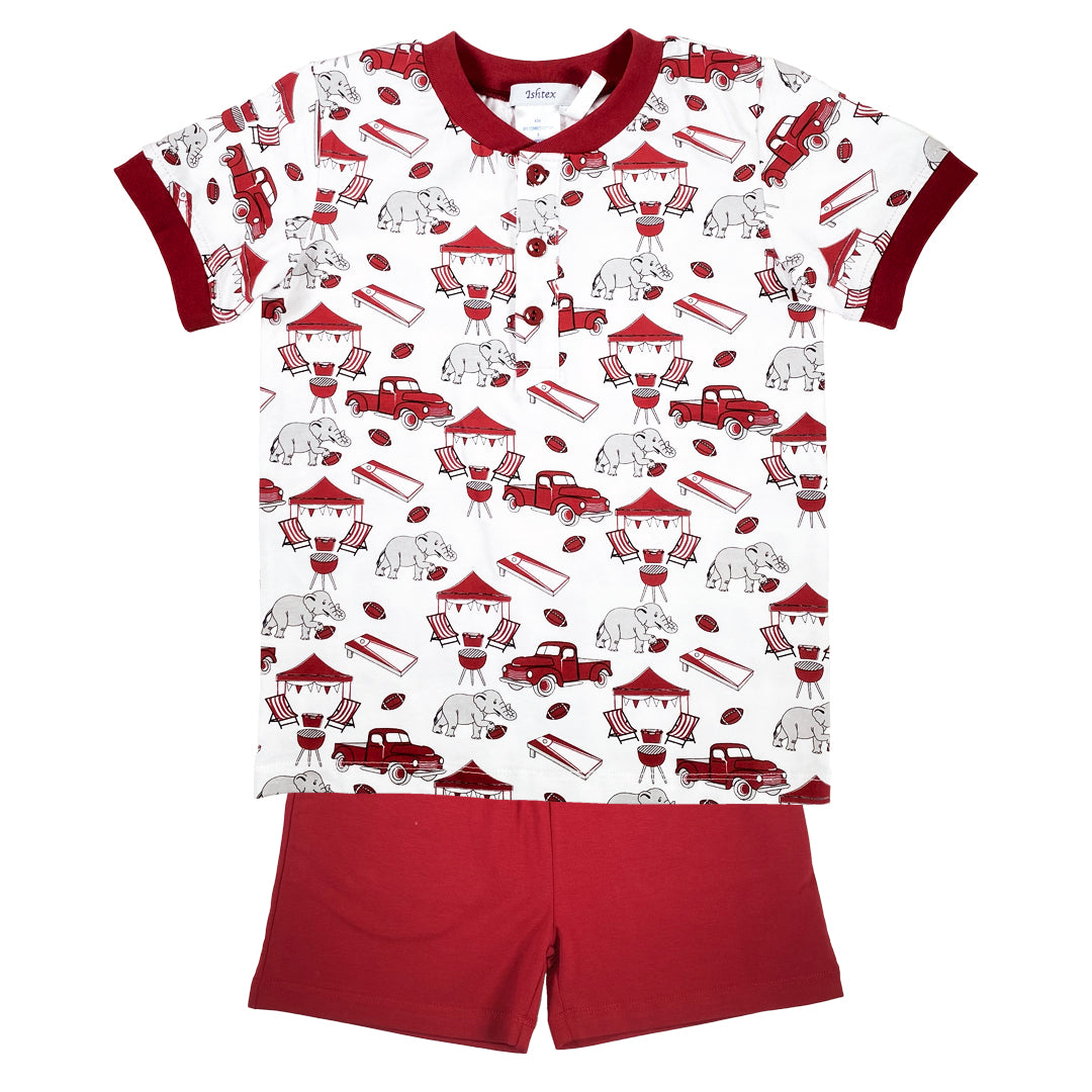 Elephant Boy's Shorts Set