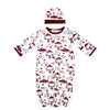 Elephant Day Gown & Hat Set