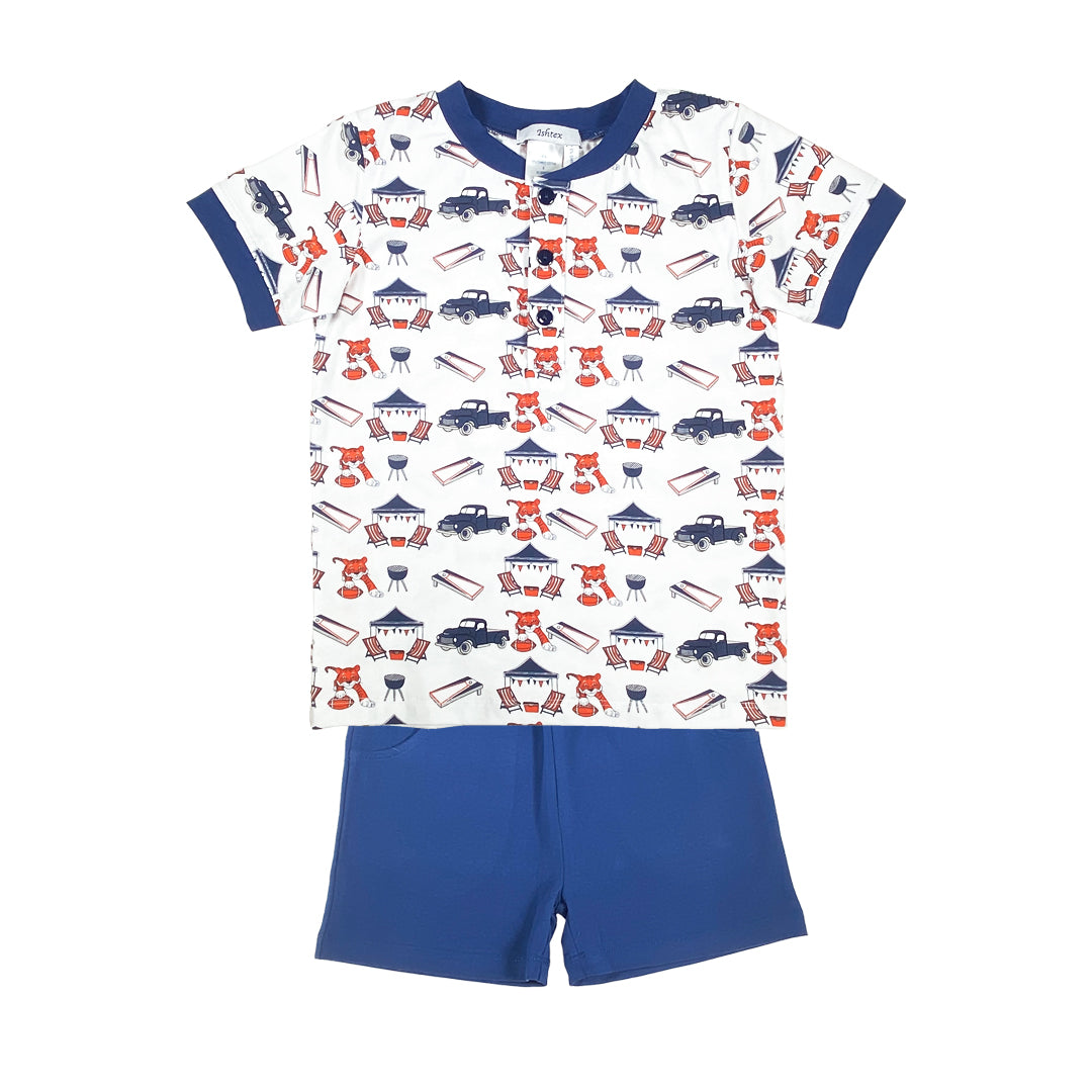Tiger Boy's Shorts Set