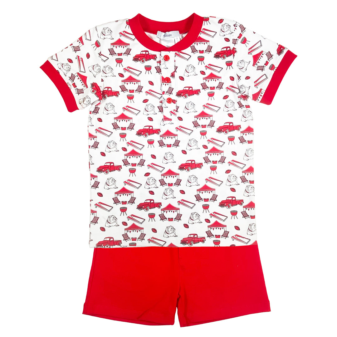 Bulldog Boy's Shorts Set