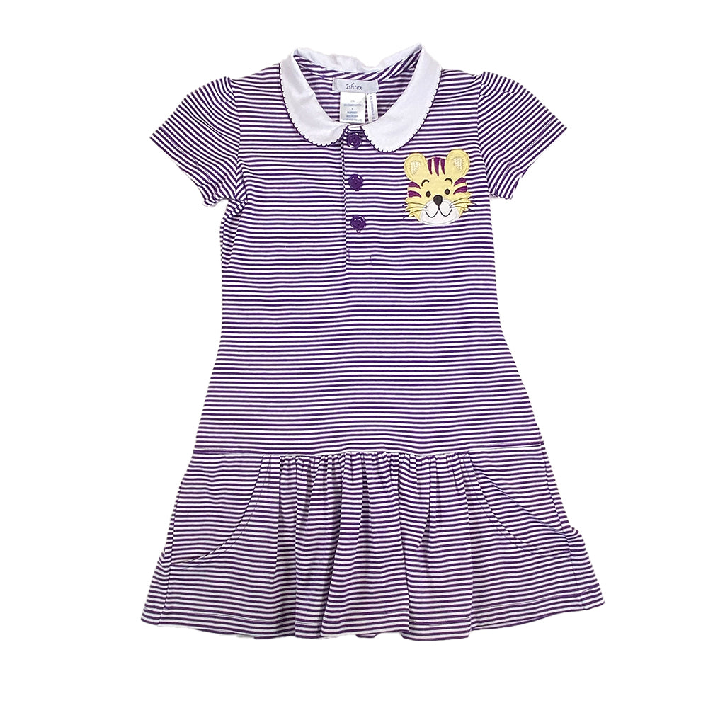 Yellow Tiger Girl's Dress