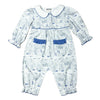 Log Cabin Girl's Romper