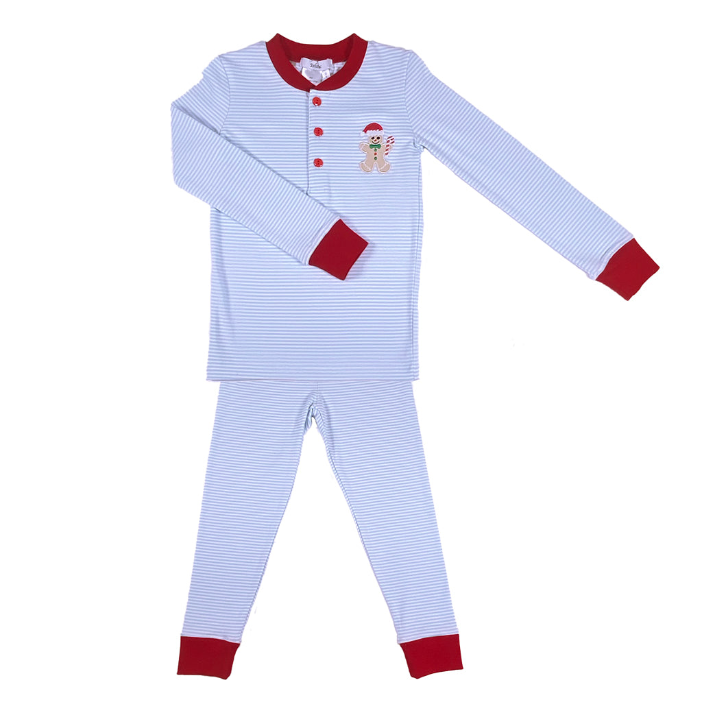 Gingerbread Boy's PJ Set