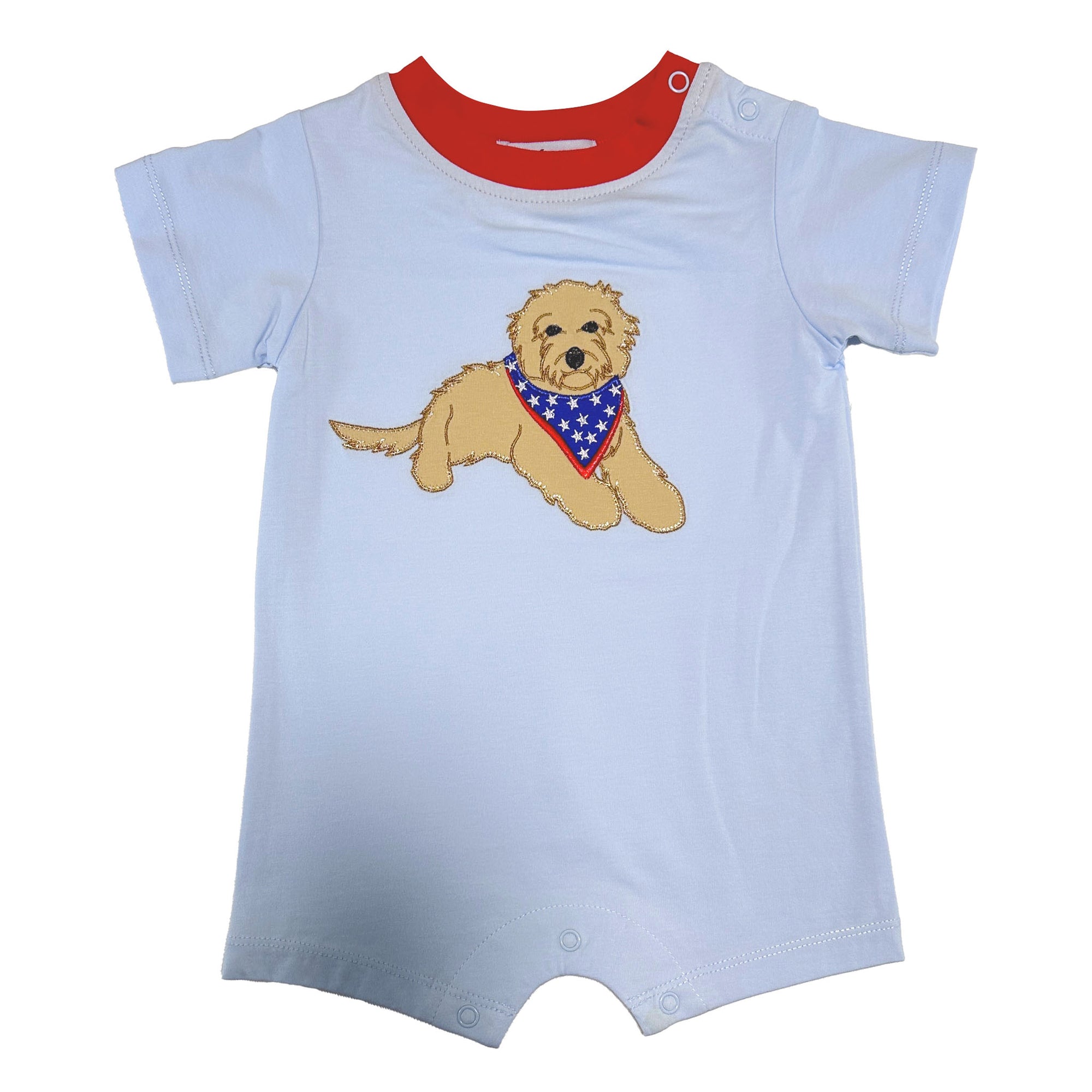 Golden Doodle Boy's Romper