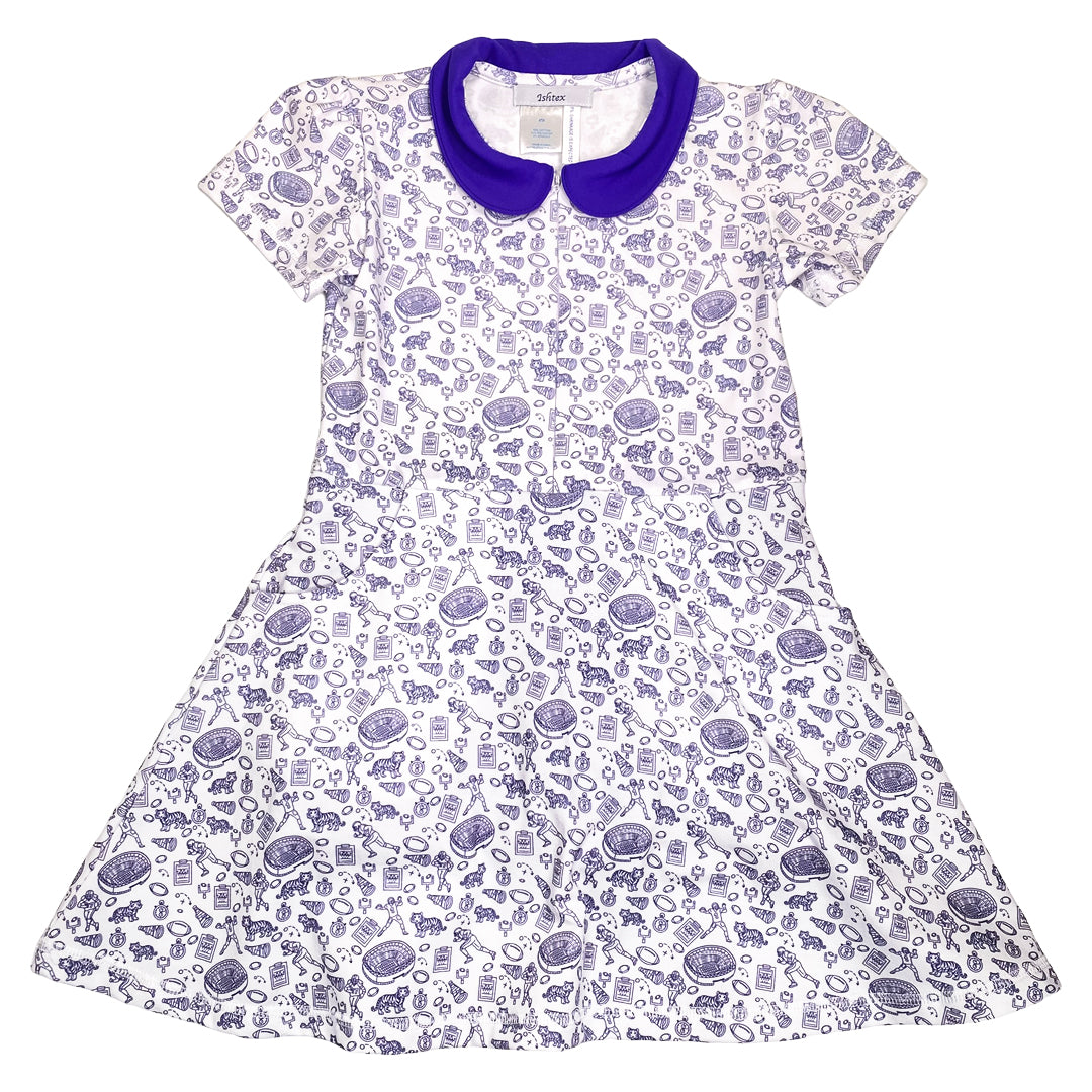 Purple Tiger Activewear Girl's Dress
