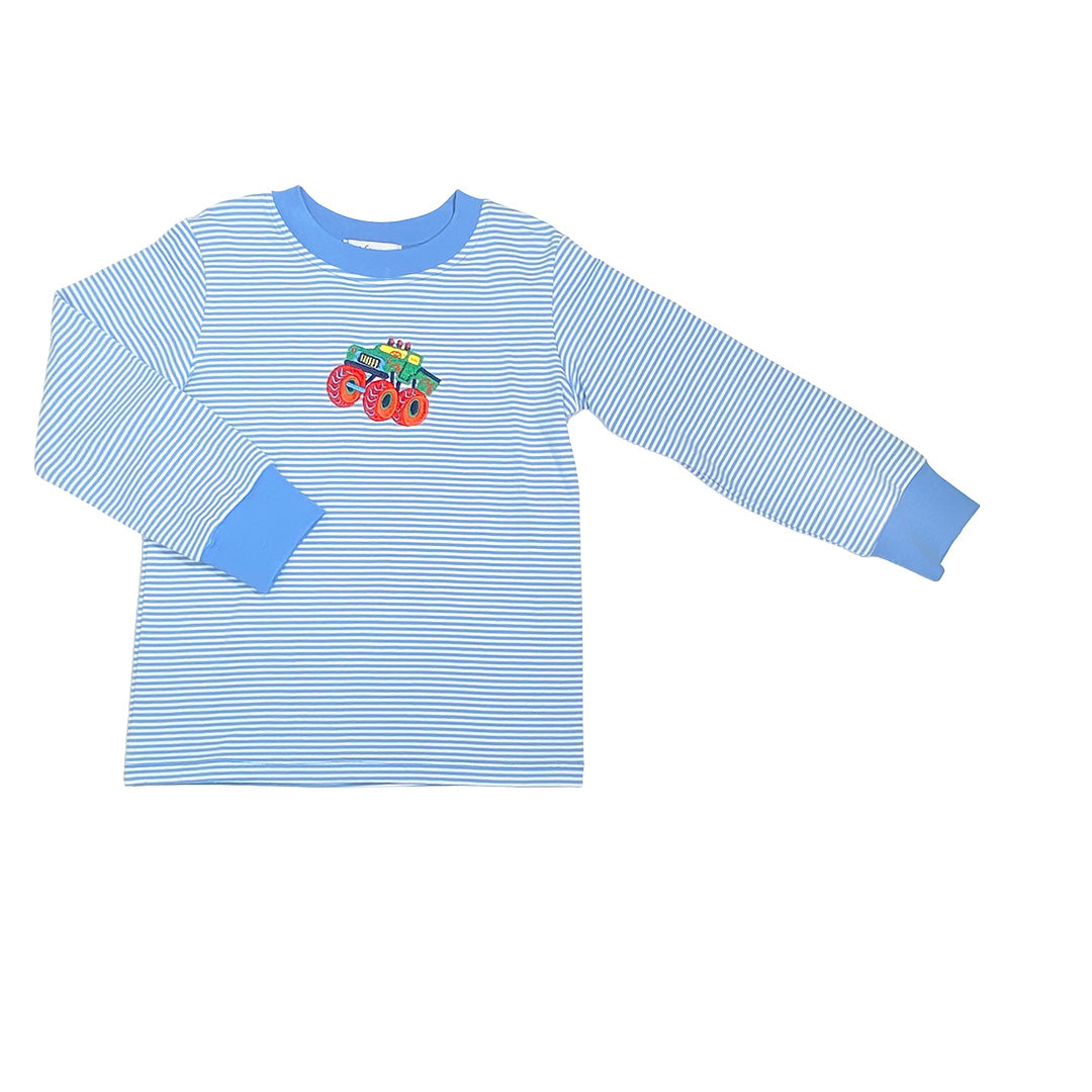 Monster Truck Applique Boy's T-Shirt