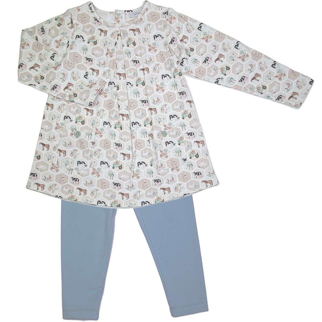Farm Life Girl's Leggings Set