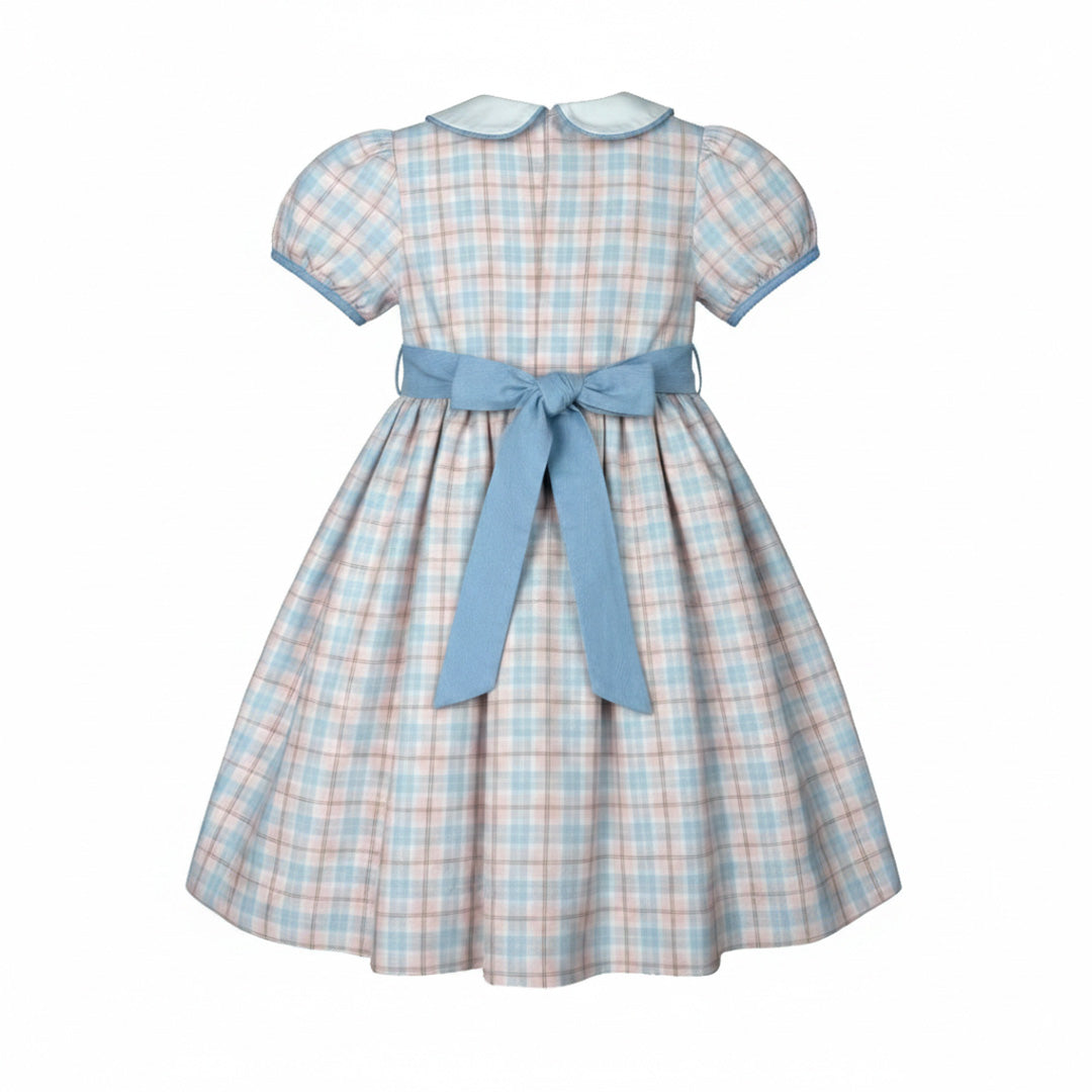 Pink/Blue Plaid Dress