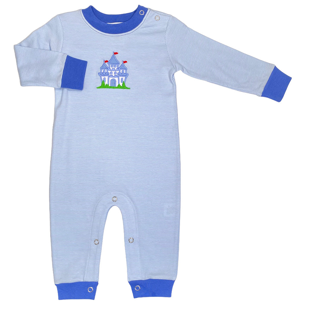 Castle Applique Boy's Romper