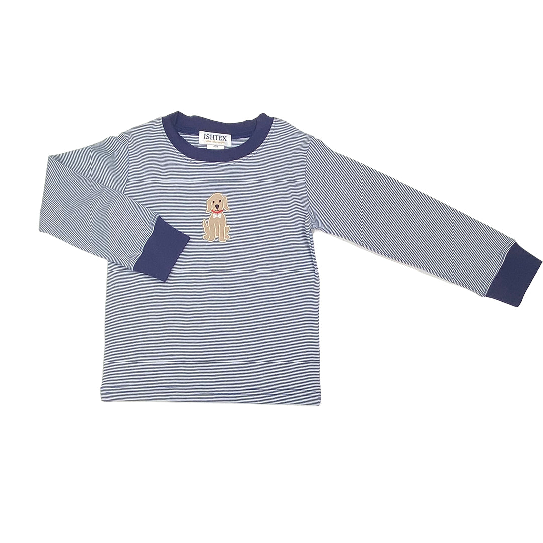 Dog Applique Boy's T-Shirt