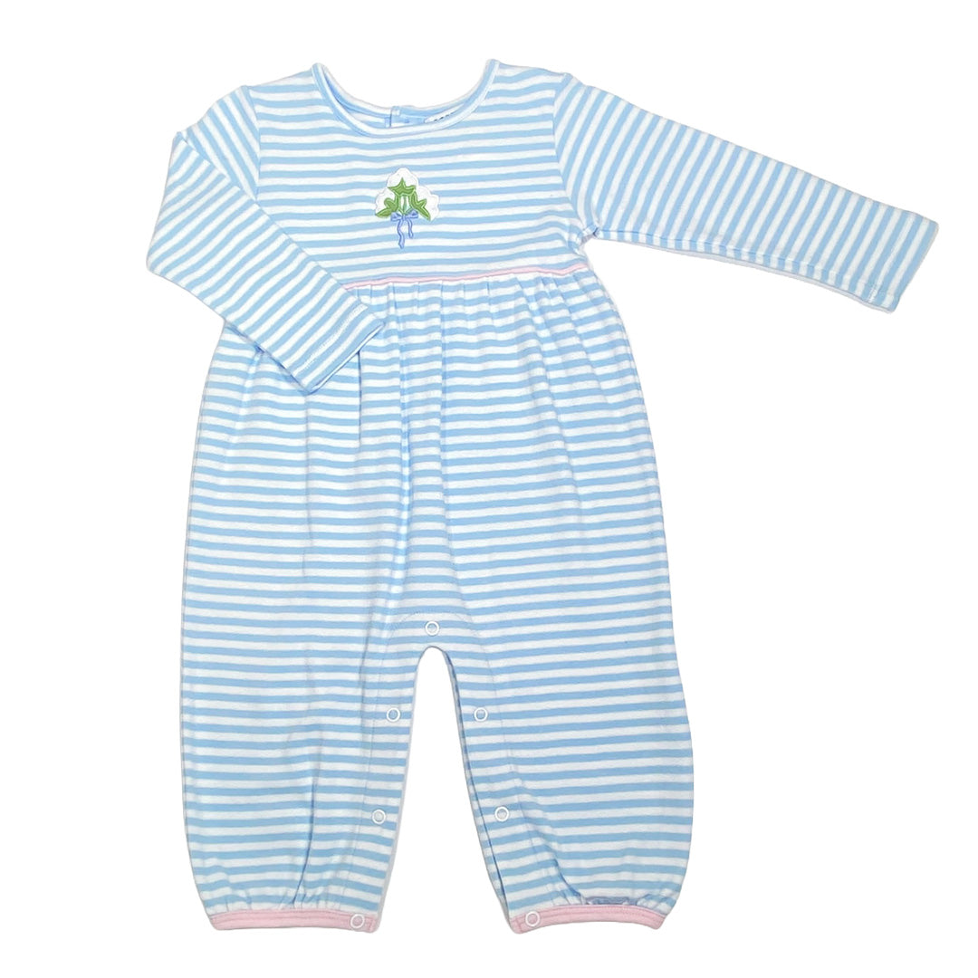 Cotton Applique Girl's Romper