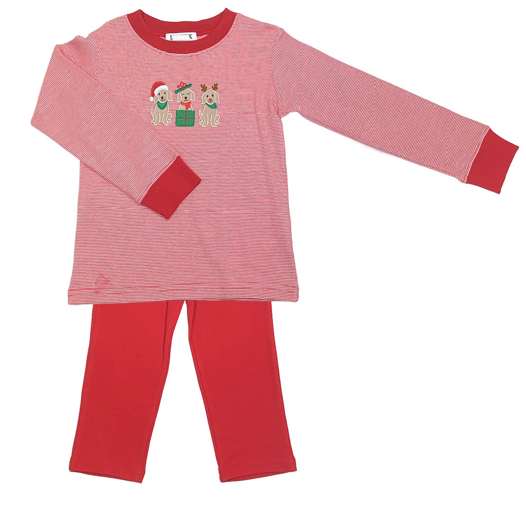 Dog Trio Boy's Pants Set