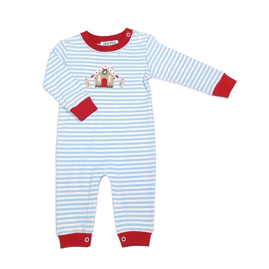 Gingerbread Boy's Romper