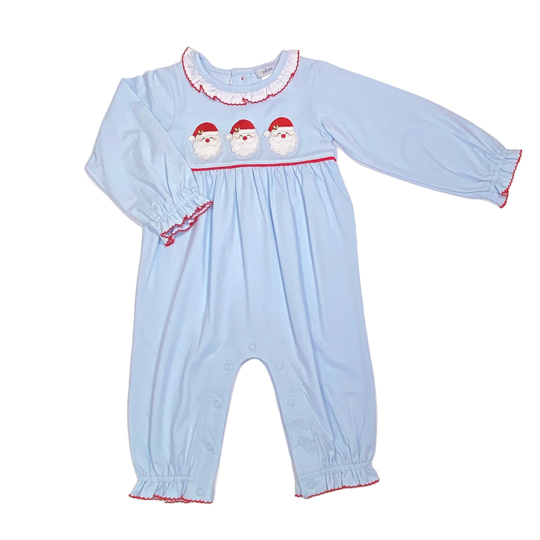 Santa Girl's Romper