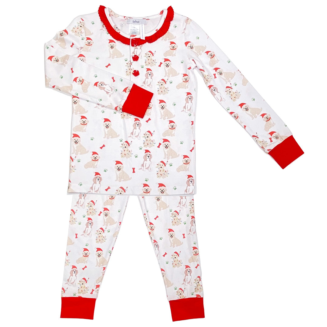 Santa Paws Girl's PJ Set