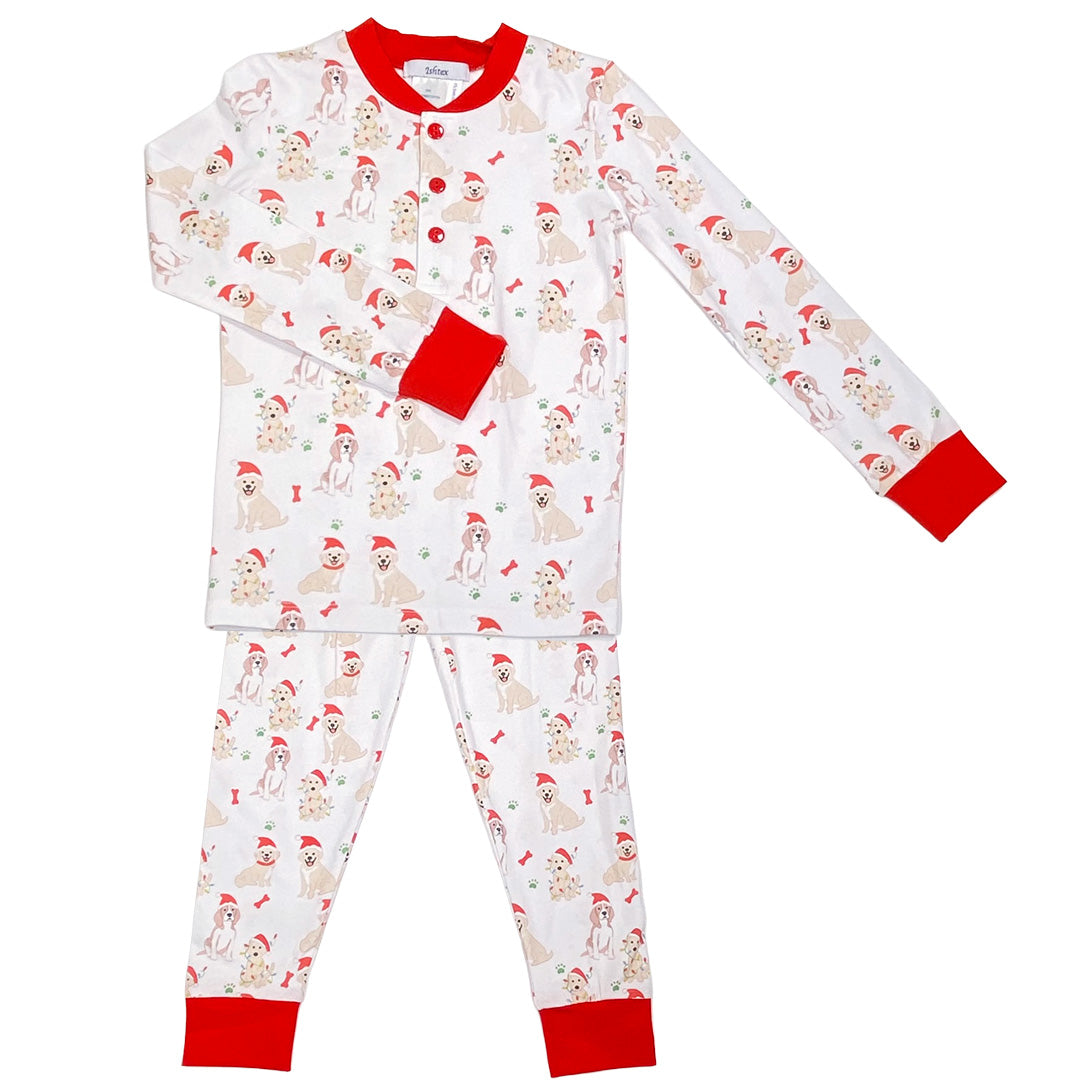 Santa Paws Boy's PJ Set