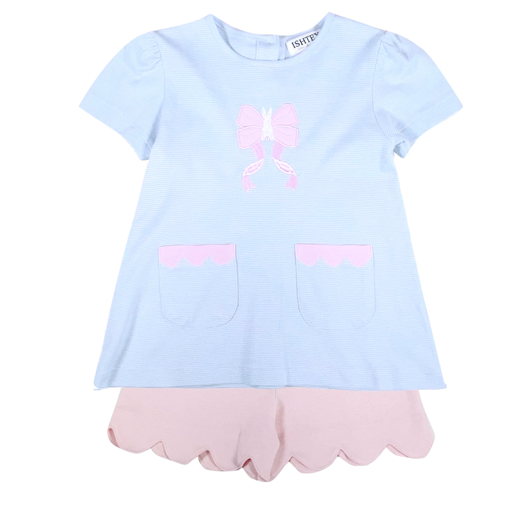 Bunny Girl's Shorts Set