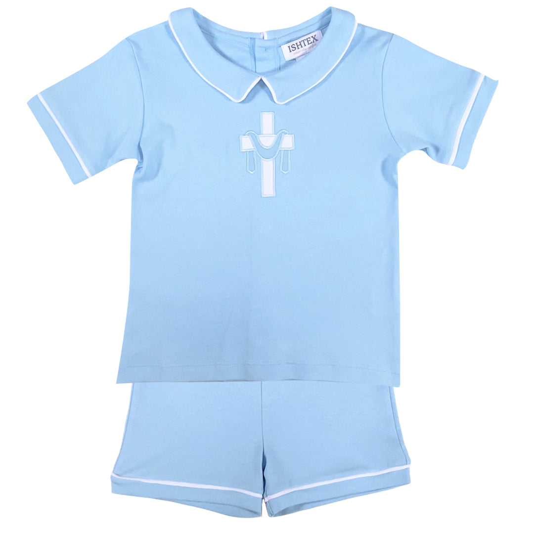 Cross Boy's Shorts Set