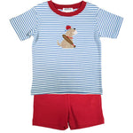 Baseball Boy's Shorts Set