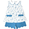 Lake Flower Girl's Shorts Set