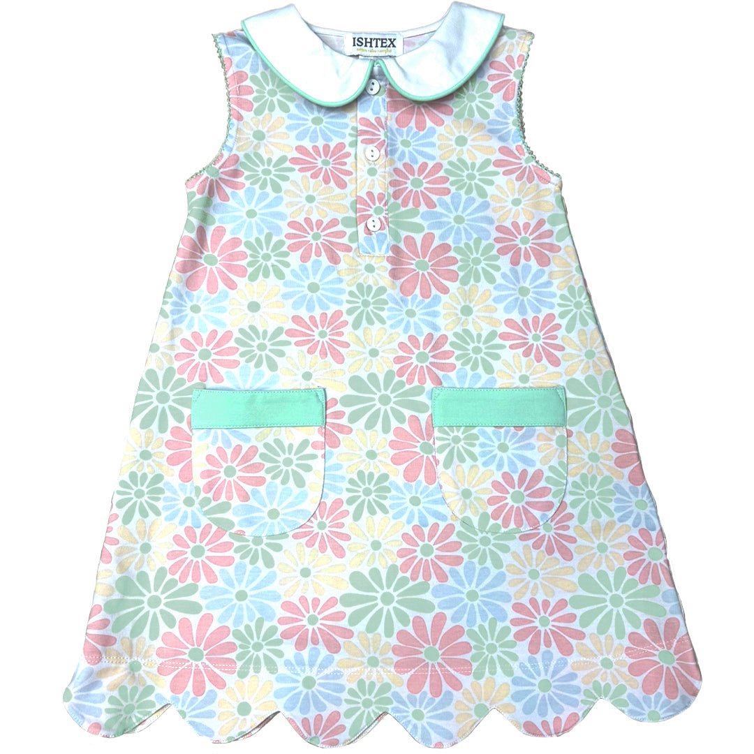 Retro Flower Girl's Dress