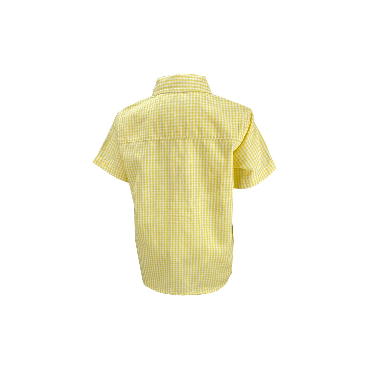 Ishtex ® Yellow Short Sleeve Button Down Shirt