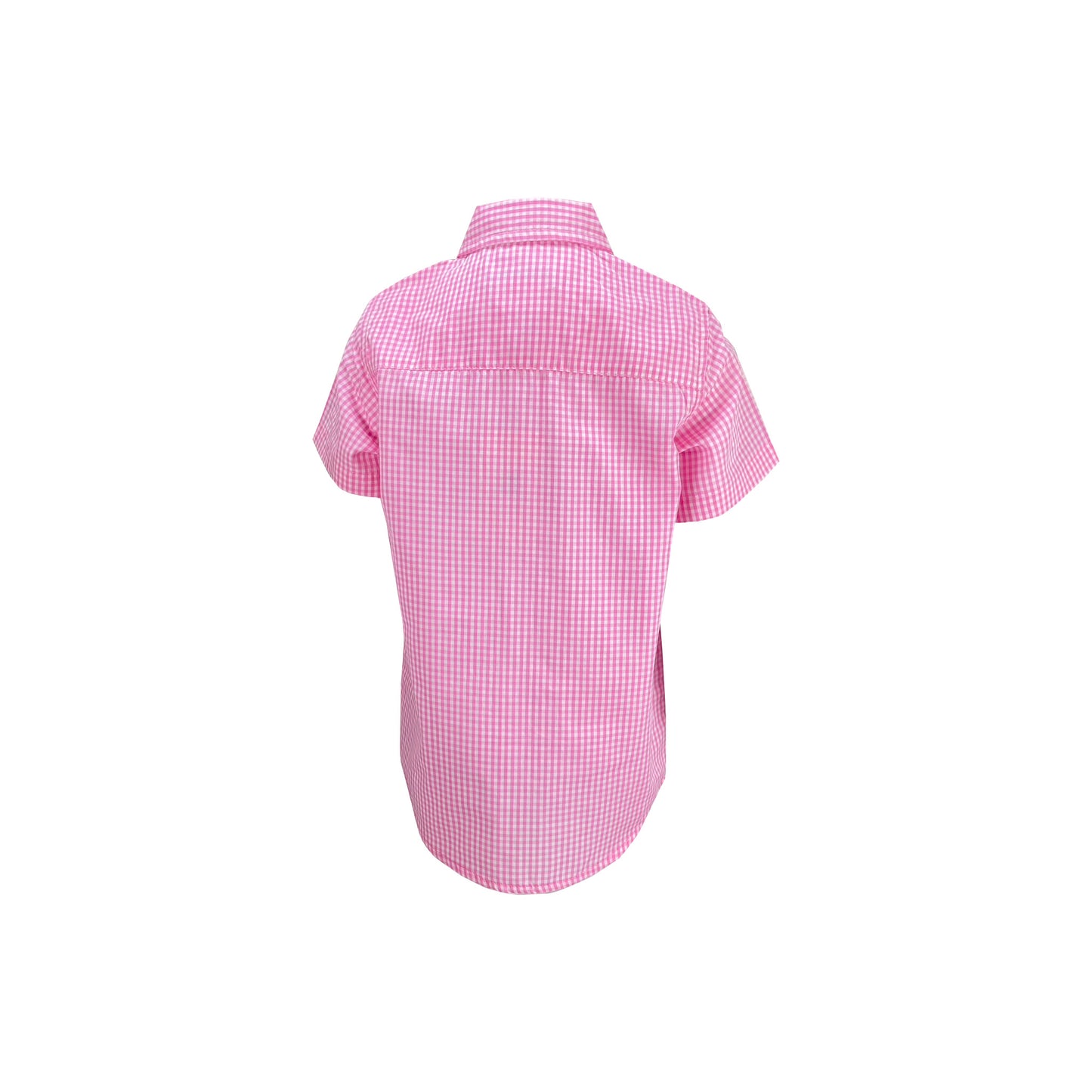 Ishtex ® Pink Short Sleeve Button Down Shirt